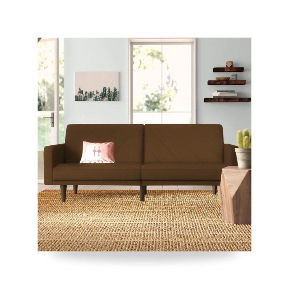 سرير نوم مخمل بني In House موديل 91200080202611 In-House