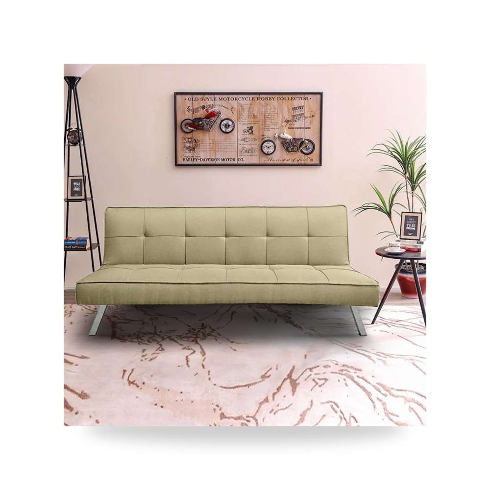 أريكة سرير قطيفة عاجي Sandi Dark In House موديل LV319-202604 In-House