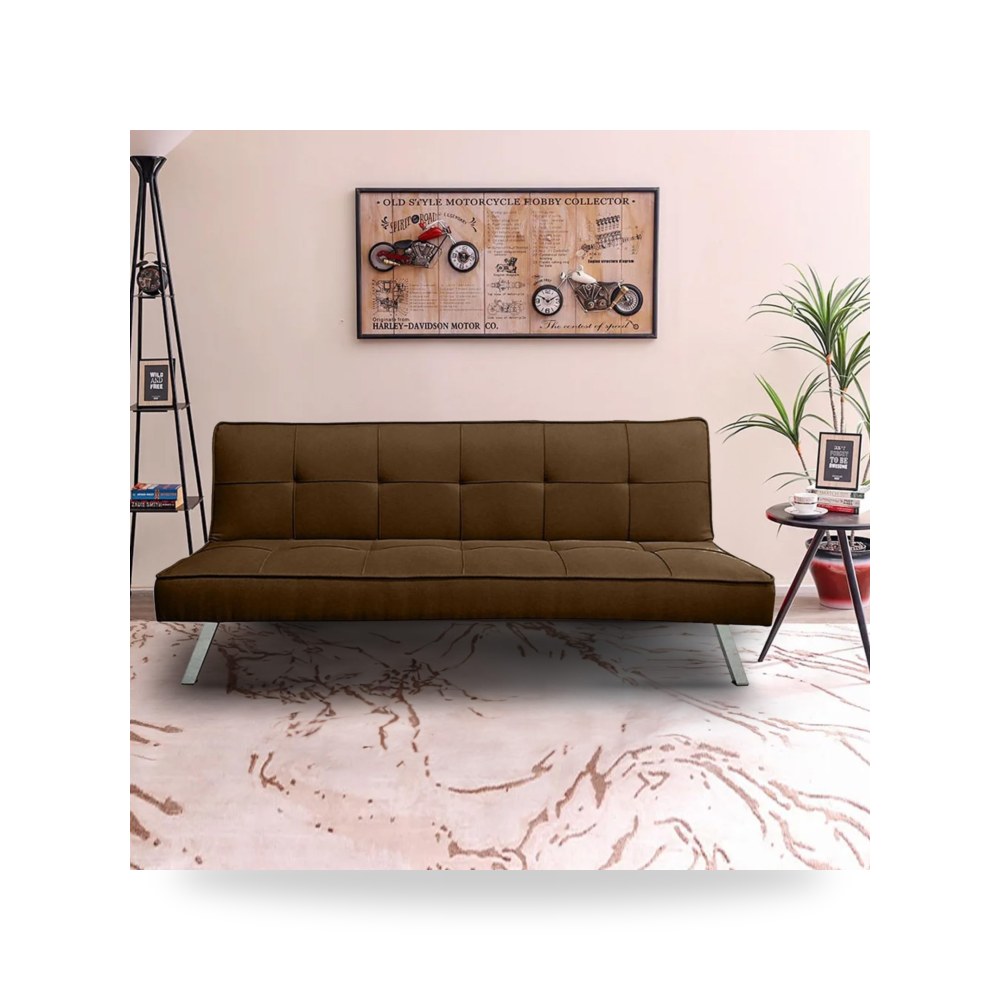 سرير نوم مخمل بني In House موديل LV319 202611 In-House