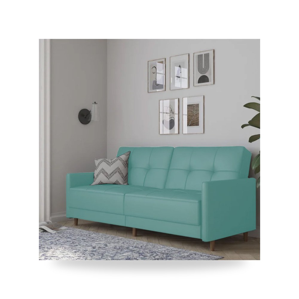 أريكة سرير قطيفة أحمر Leen Turquoise In House موديل 91200106202619 In-House