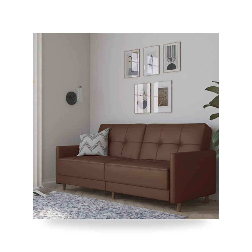 سرير نوم مخمل بني فاتح In House موديل 91200106202609 In-House