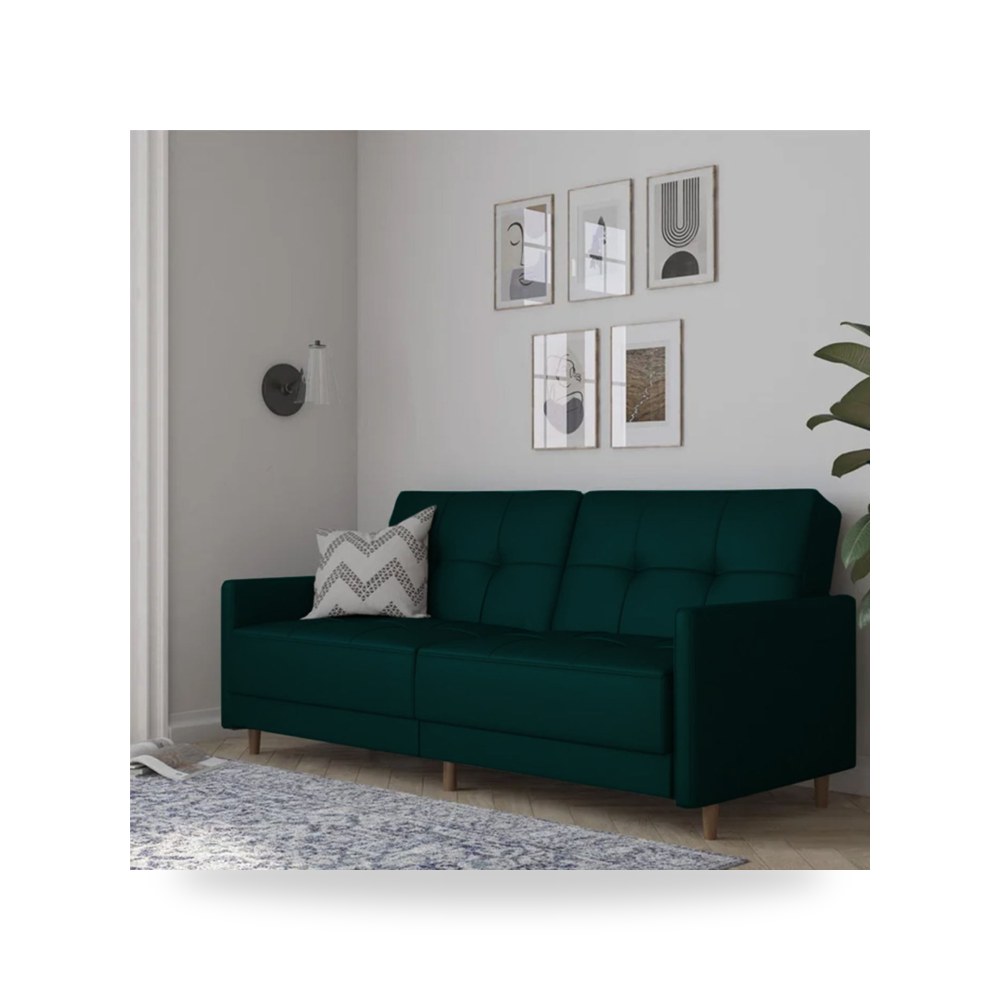 أريكة سرير قطيفة أخضر Leen Dark In House موديل 91200106202633 In-House