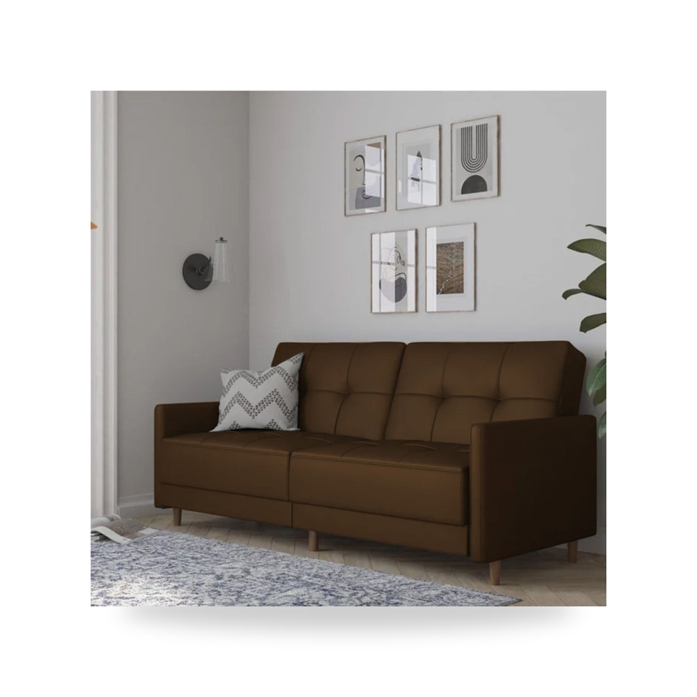 سرير نوم مخمل بني In House موديل 91200106202611 In-House