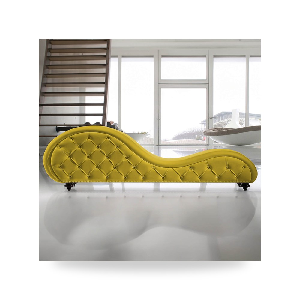 أريكة قطيفة ذهبي In House موديل CHLG00202647 In-House