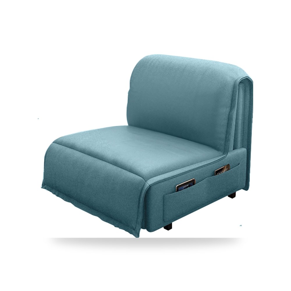 كرسي جلوس بتصميم أنيق - كرسي قطيفة Bueno Turquoise In House - من In-House