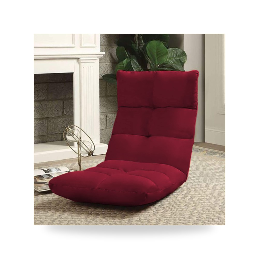 كرسي قطيفة أحمر Picnic Burgundy 120×50 In In-House