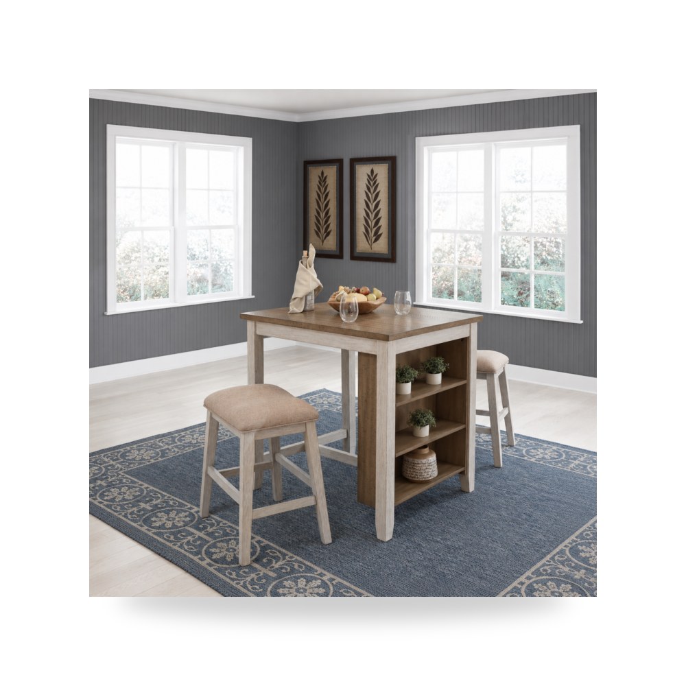 كرسي طعام فاخر - طقم غرفة طعام Ashley موديل D394 113 - طراز D394-113