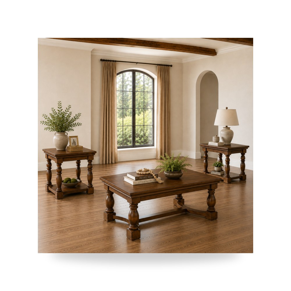 طقم طاولات آشلي Ashley Furniture موديل T609 Set موديل T609-Set