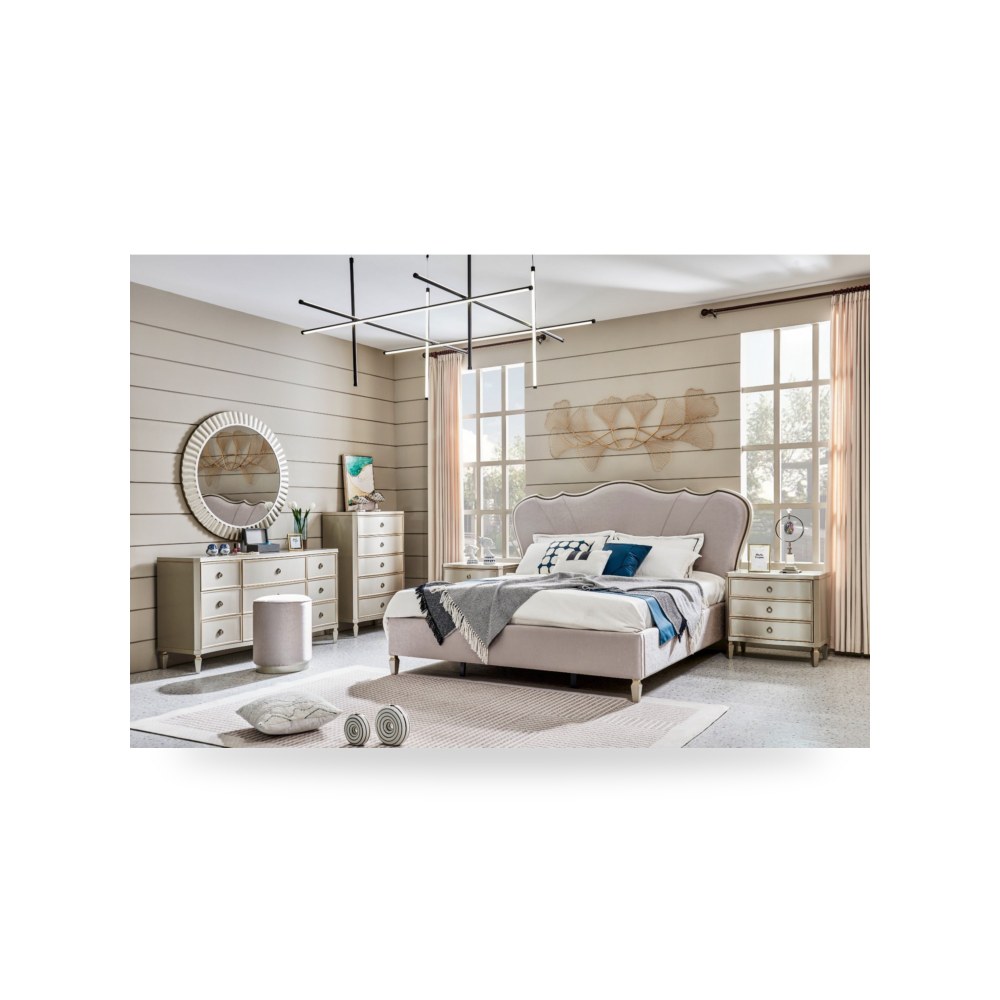 أثاث غرف نوم وأسرّة - طقم غرفة نوم موديل GF 831 - طراز GF-831-KINGSET