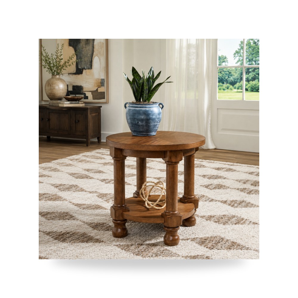 طاولة جانبية آشلي Ashley Furniture موديل T614 6 موديل T614-6