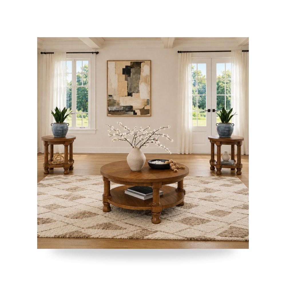 طقم طاولات آشلي Ashley Furniture موديل T614 Set موديل T614-Set