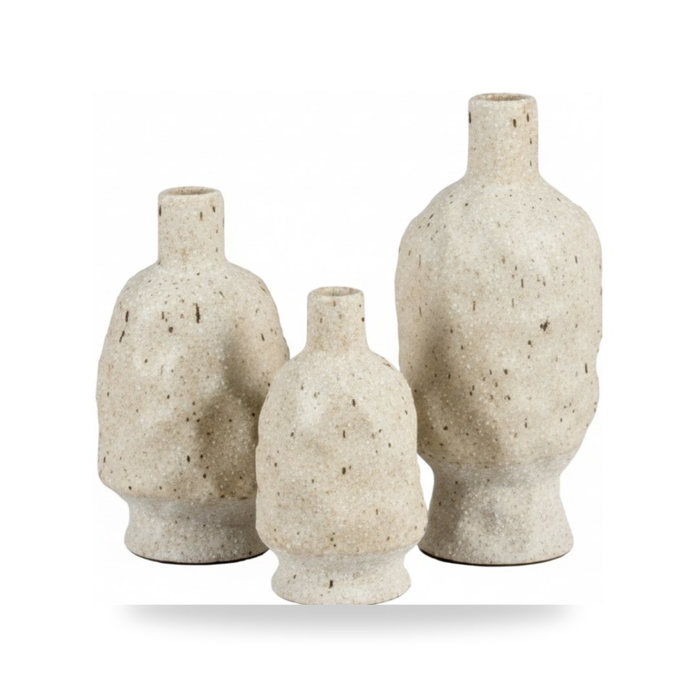 فازة ومزهرية سيراميك ديكورية فاخرة فاخر كريستفيو (Crestview Collection)