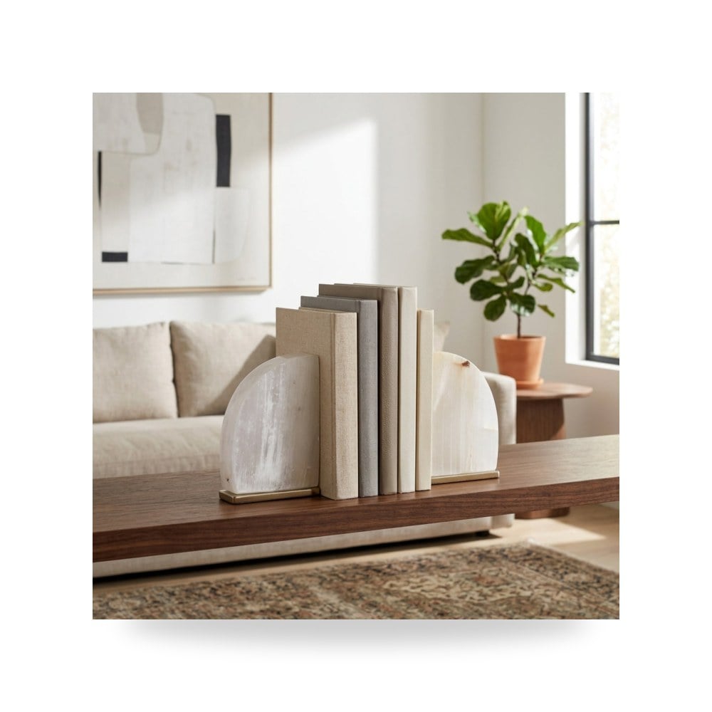 مرآة ديكور جدارية مساند كتب ديكورية 6 بوصة Sagebrook Home موديل EV22957