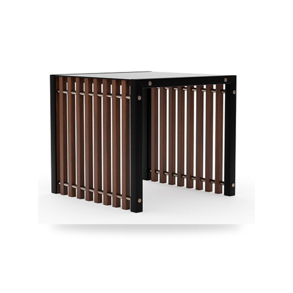 طاولة جانبية PINSTRIPE DARK كاراكول Caracole