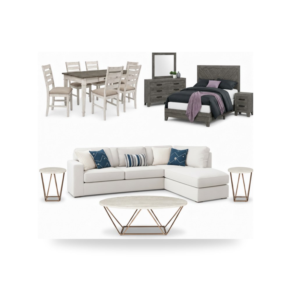 طقم كنب غرفة معيشة آشلي Ashley Furniture موديل 16304 Full موديل 16304-Full-House Ashley