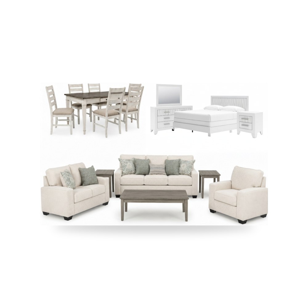 طقم كنب غرفة معيشة آشلي Ashley Furniture موديل 33771 Full موديل 33771-Full-House Ashley