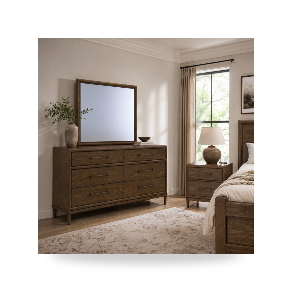 وحدة أدراج وكومودينة غرف نوم - تسريحة دريسر Ashley موديل B769 DresserMirror - من Ashley