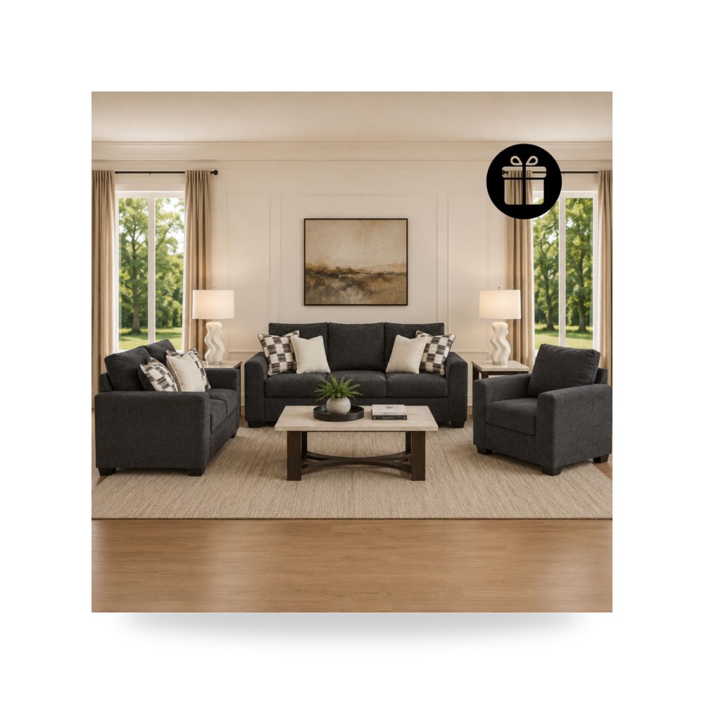 طقم كنب غرفة معيشة آشلي Ashley Furniture موديل 63101 موديل 63101-EV51442AR Ashley