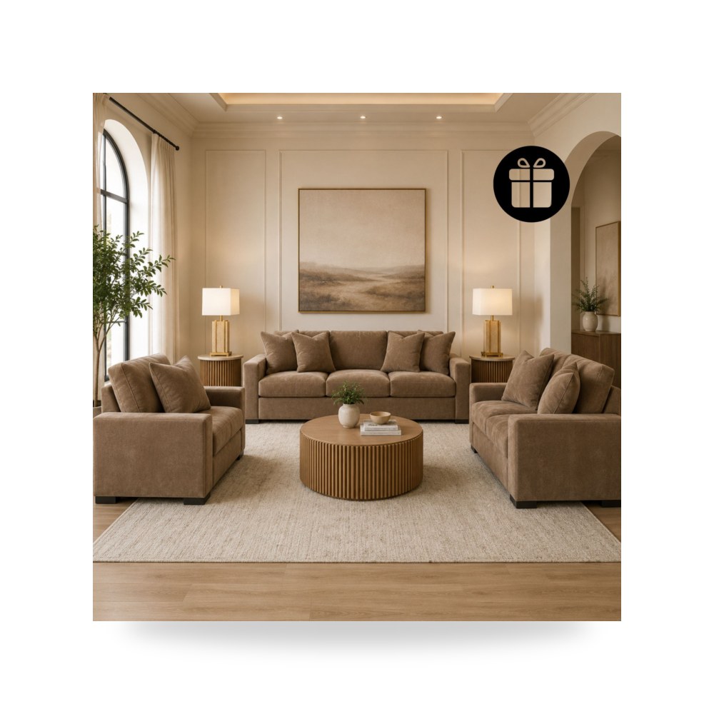 طقم كنب غرفة معيشة آشلي Ashley Furniture موديل 73610 موديل 73610-GZD03812