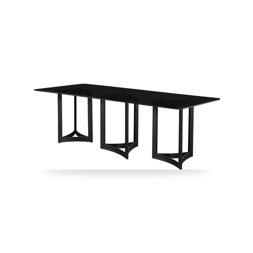 طاولة طعام فاخرة فاخر روتس للأثاث - موديل Alexa-350-BG-BLB