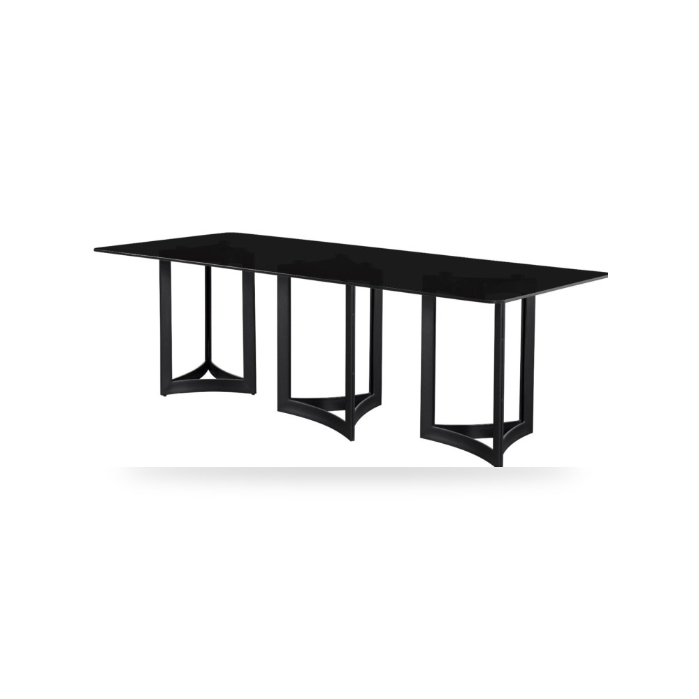 طاولة طعام فاخرة فاخر روتس للأثاث - موديل Alexa-240-BG-BLB