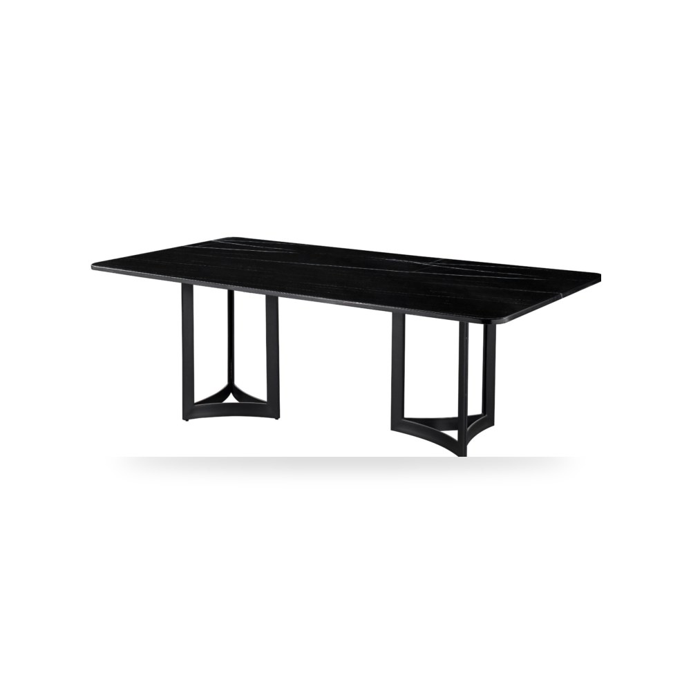 طاولة طعام فاخرة فاخر روتس للأثاث - موديل Alexa-200-BM-BLB