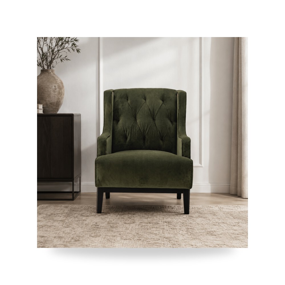كرسي جلوس بتصميم أنيق - كرسي AlRugaib Furniture موديل R0802 003222 - طراز R0802-003222