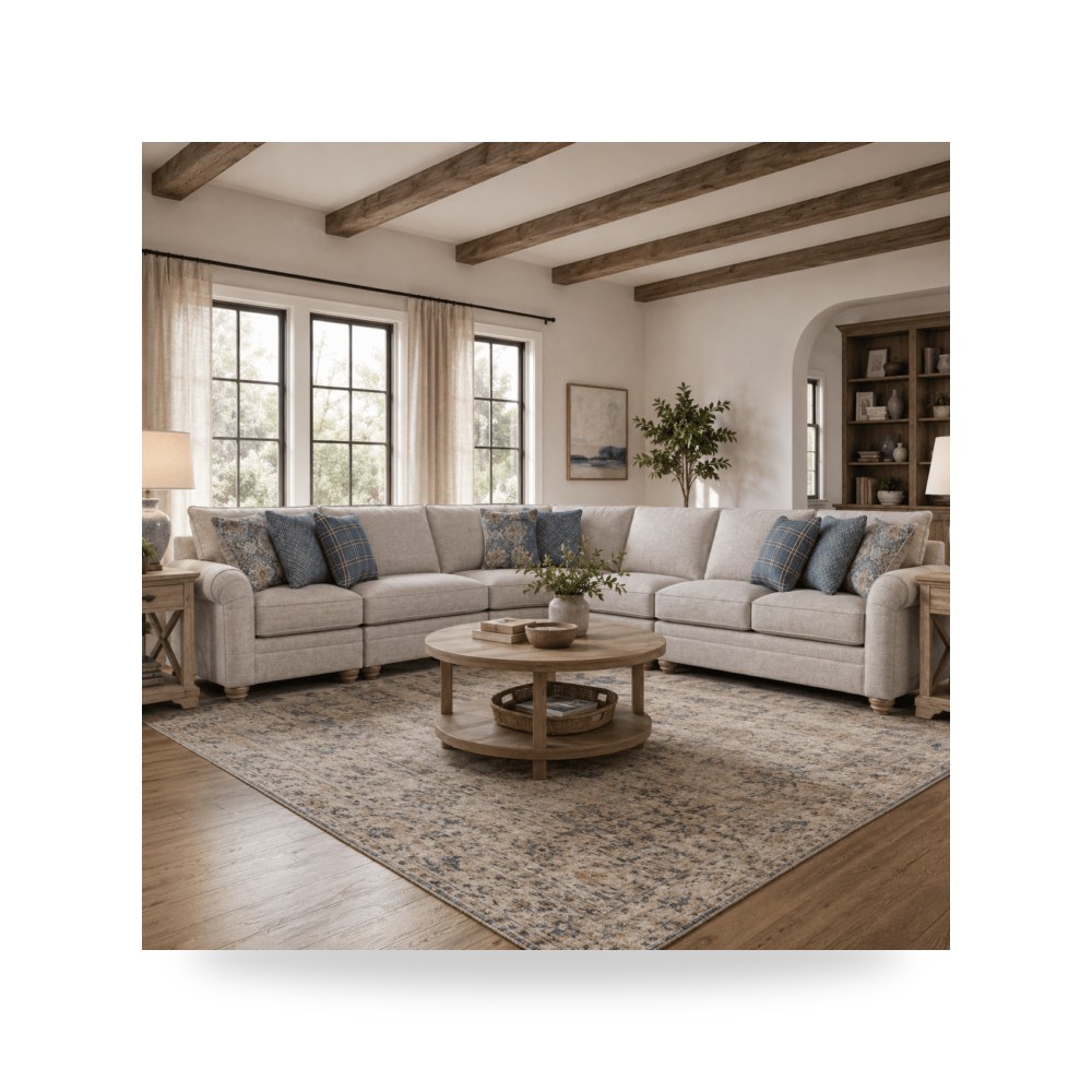 كراسي ومقاعد فاخرة - أريكة زاوية Huntsworth Ashley - من - طراز 39770-KIT1