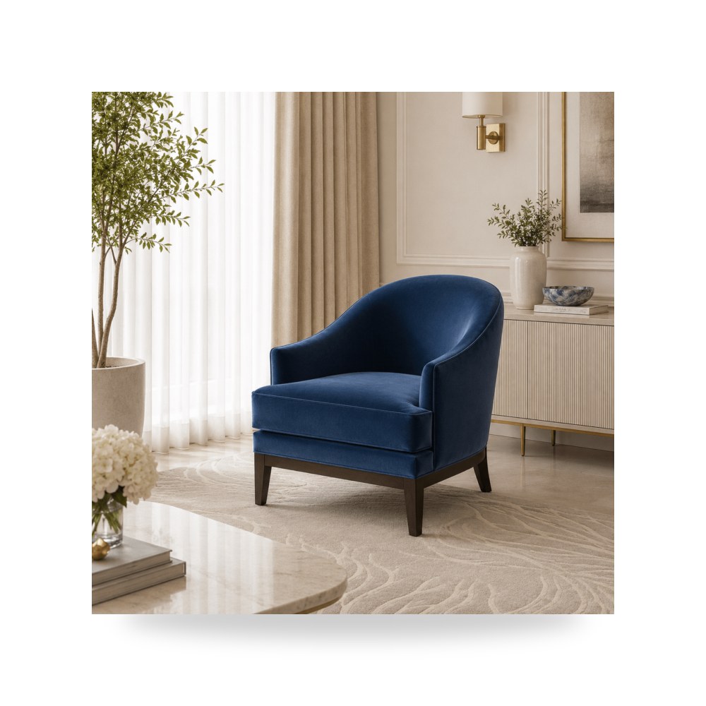 كرسي جلوس بتصميم أنيق - كرسي Harlow - طراز R2713-000322