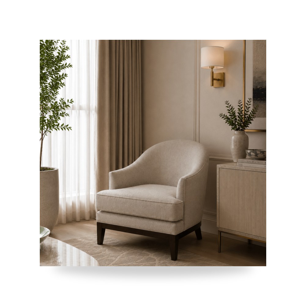 كرسي جلوس بتصميم أنيق - كرسي Harlow أصلي معتمد - طراز R2713-000322