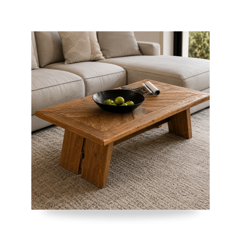 طاولة Light Coffe بني روتس موديل AH684