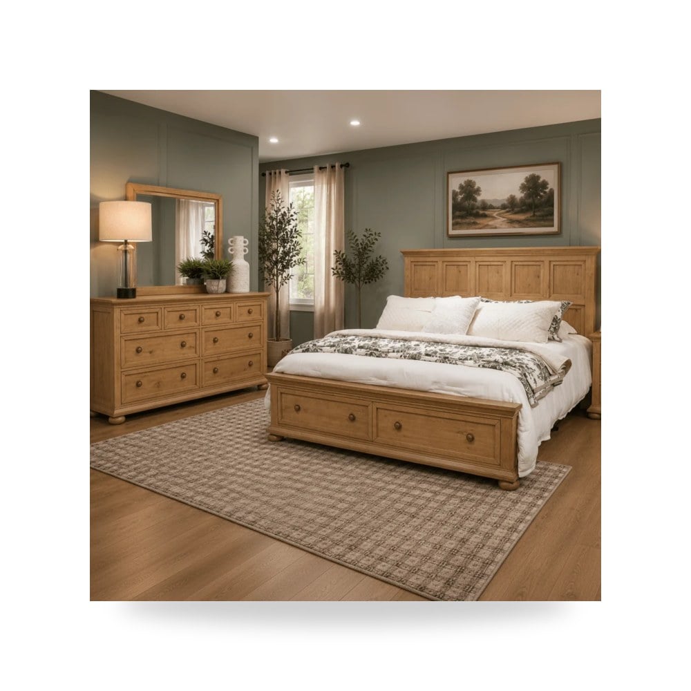 أثاث غرف نوم وأسرّة - طقم غرفة نوم Ashley موديل B871 QueenSet