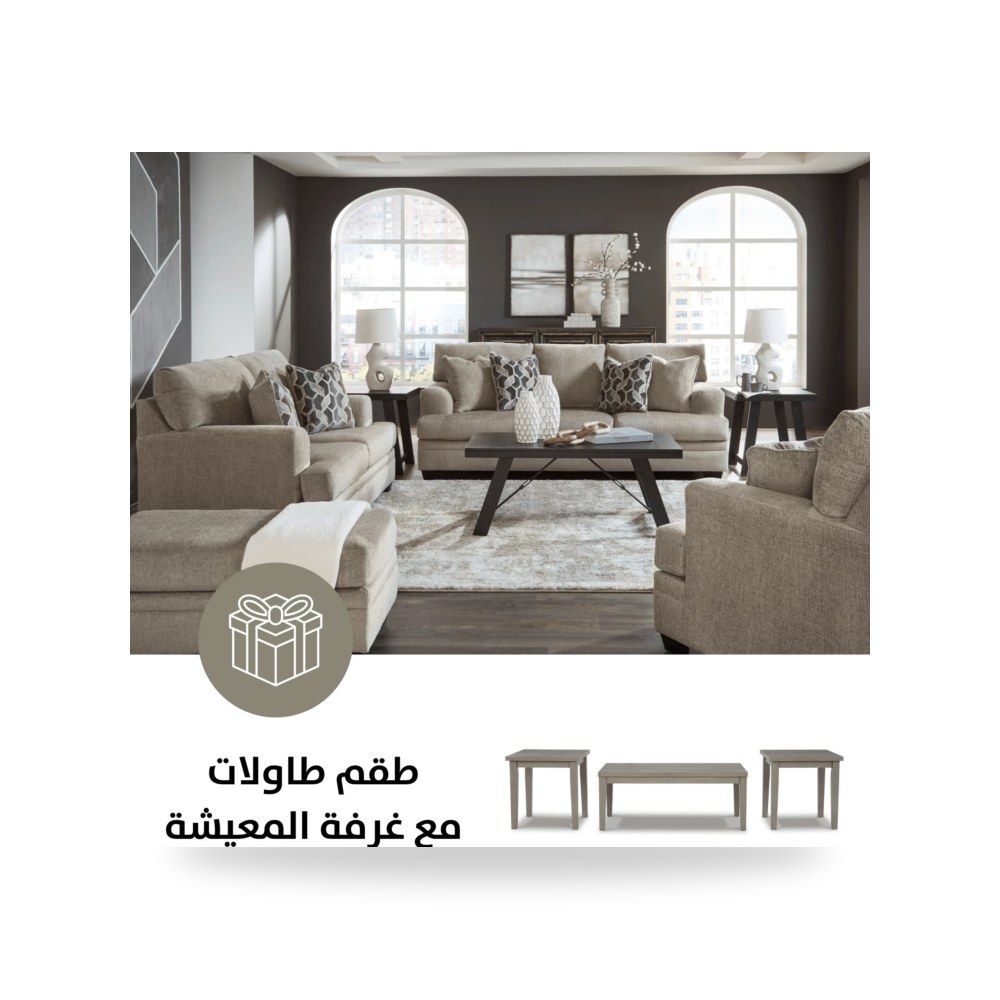 طقم كنب غرفة معيشة آشلي Ashley Furniture موديل 59504 T029 13