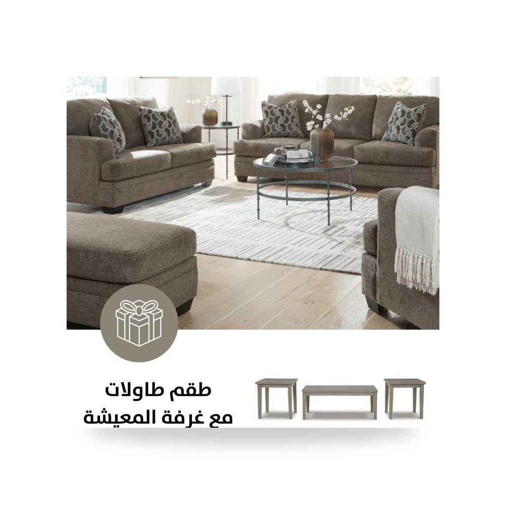 طقم كنب غرفة معيشة آشلي Ashley Furniture موديل 59505 T029 13