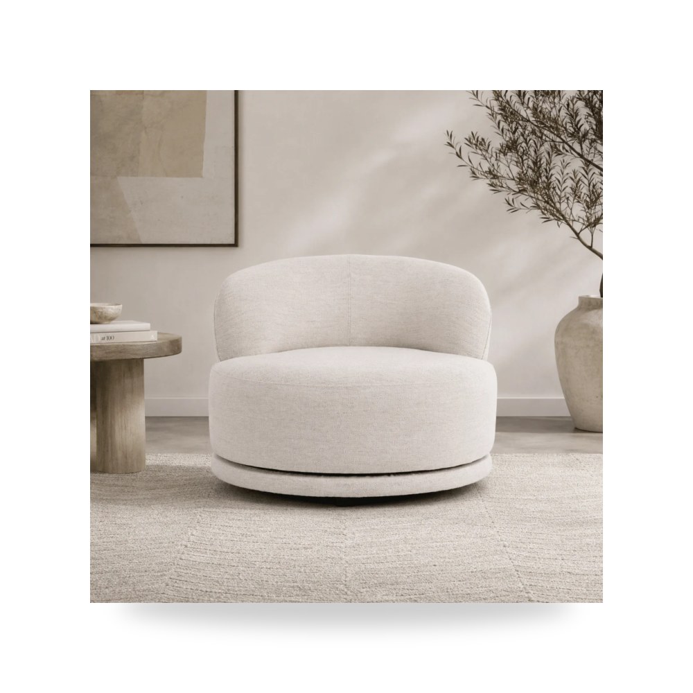 كرسي جلوس بتصميم أنيق - كرسي أبيض AlRugaib Furniture موديل R1572 - طراز R1572-000623
