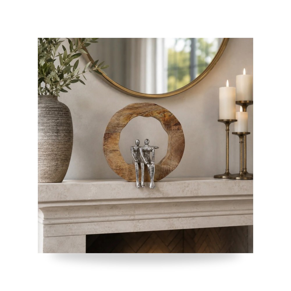 خشب فضي Couple Natural - silver 12×12 Sagebrook Home