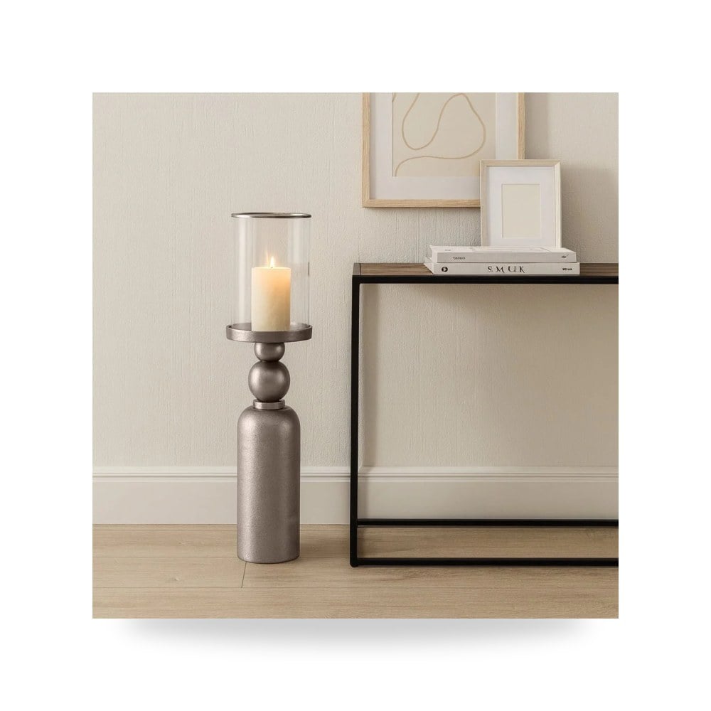 حامل شموع فضي Sagebrook Home موديل EV22760 02