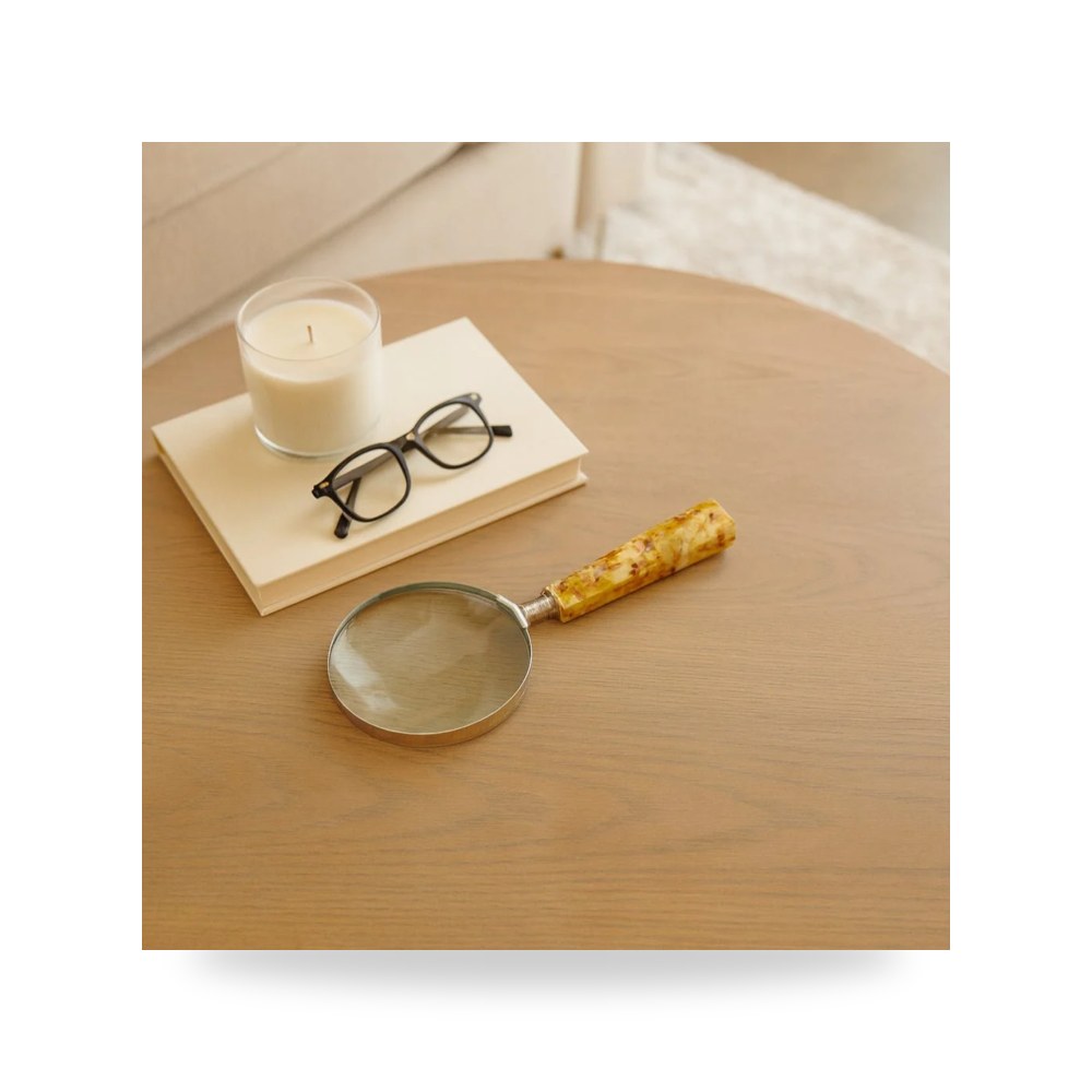 زجاج بني Tortoise Handle 9×4 من ساج بروك هوم Sagebrook Home موديل 22844