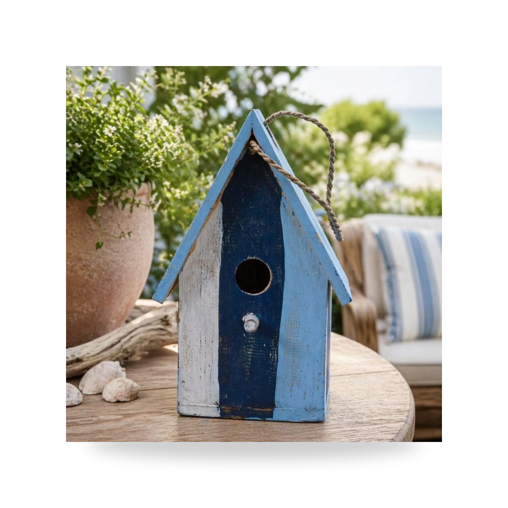 تحف وإكسسوارات زينة فاخرة - أزرق Birdhouse, Multi Sagebrook 12×8 - من Sagebrook Home