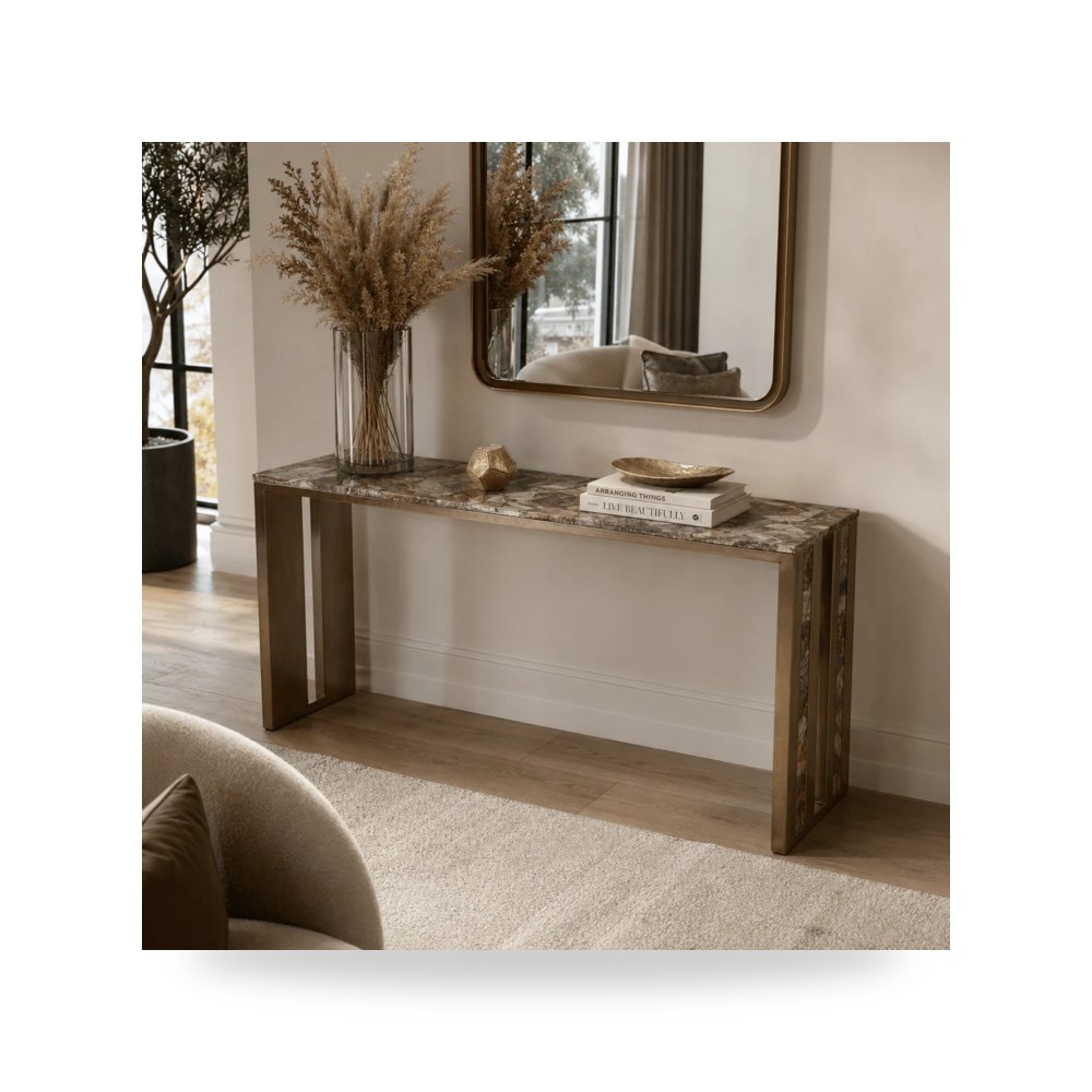 طاولة كونسول خشب Bremen Sagebrook Home موديل EV23143