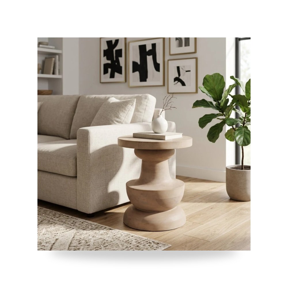 طاولة جانبية خشب Felix Sagebrook Home موديل EV23377