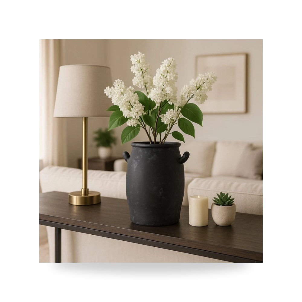 أسود Traditional Vase, Sagebrook 8×7 موديل 20342-03 Sagebrook Home