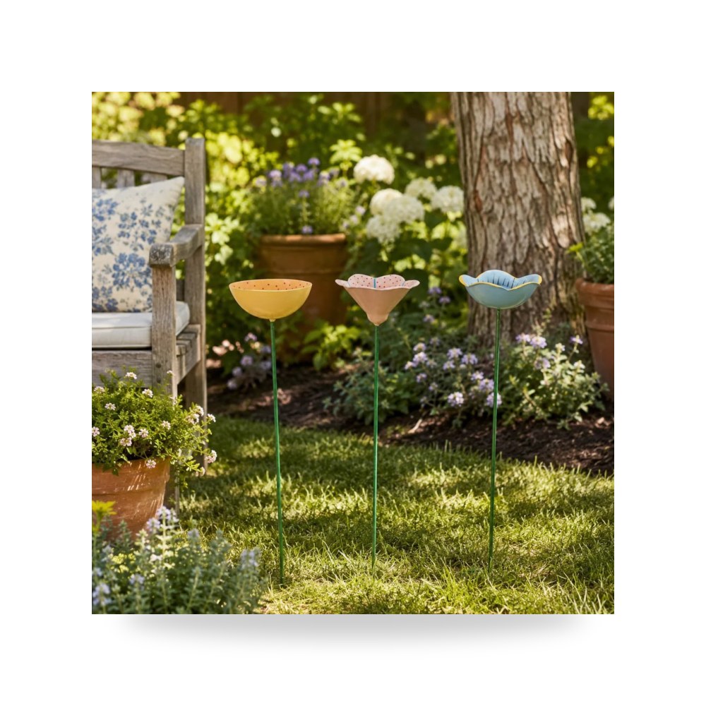 حوض زرع ونباتات ديكوري فاخر - مركن حوض زرع زهور وطبيعة Sagebrook Home موديل - طراز 23352