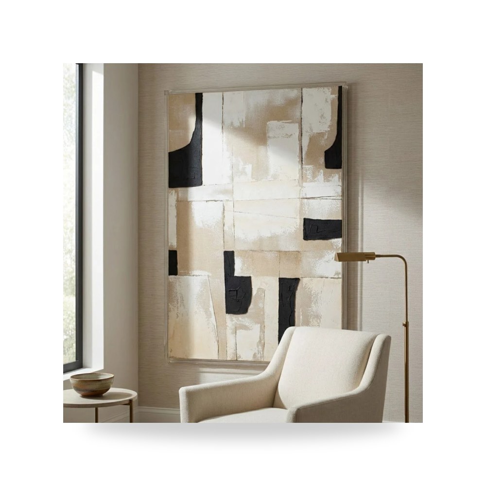 لوحة جدارية فنية 40x60 Tristina Acrylic Frame Handpainted Sagebrook Home موديل EV70478