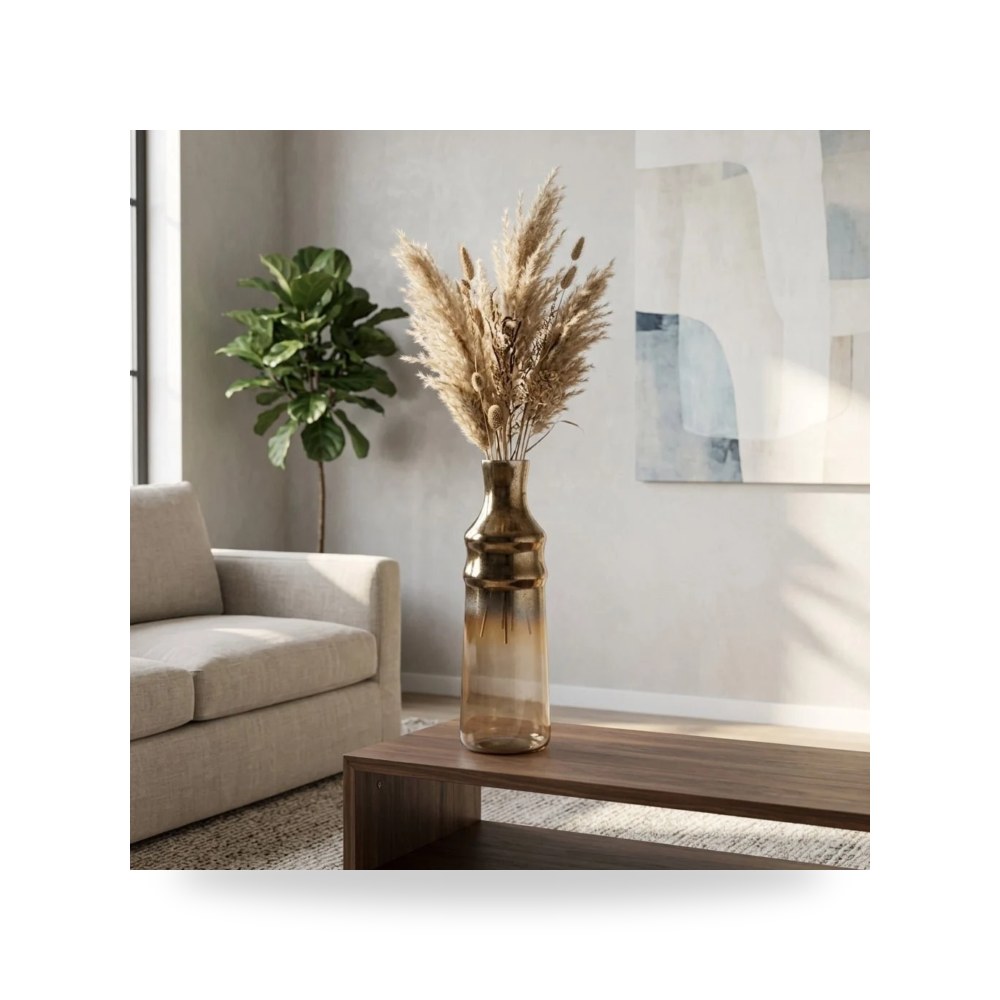 فازة زينة بني Sagebrook Home موديل EV23000 02
