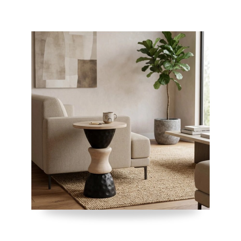 طاولة جانبية خشب Jovin Sagebrook Home موديل EV23380