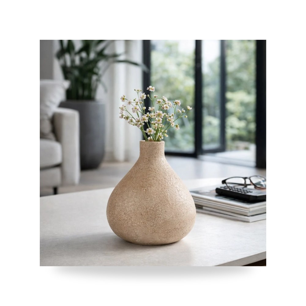 بني Terracotta Vase, Sagebrook 9×8 موديل 22943-03 Sagebrook Home
