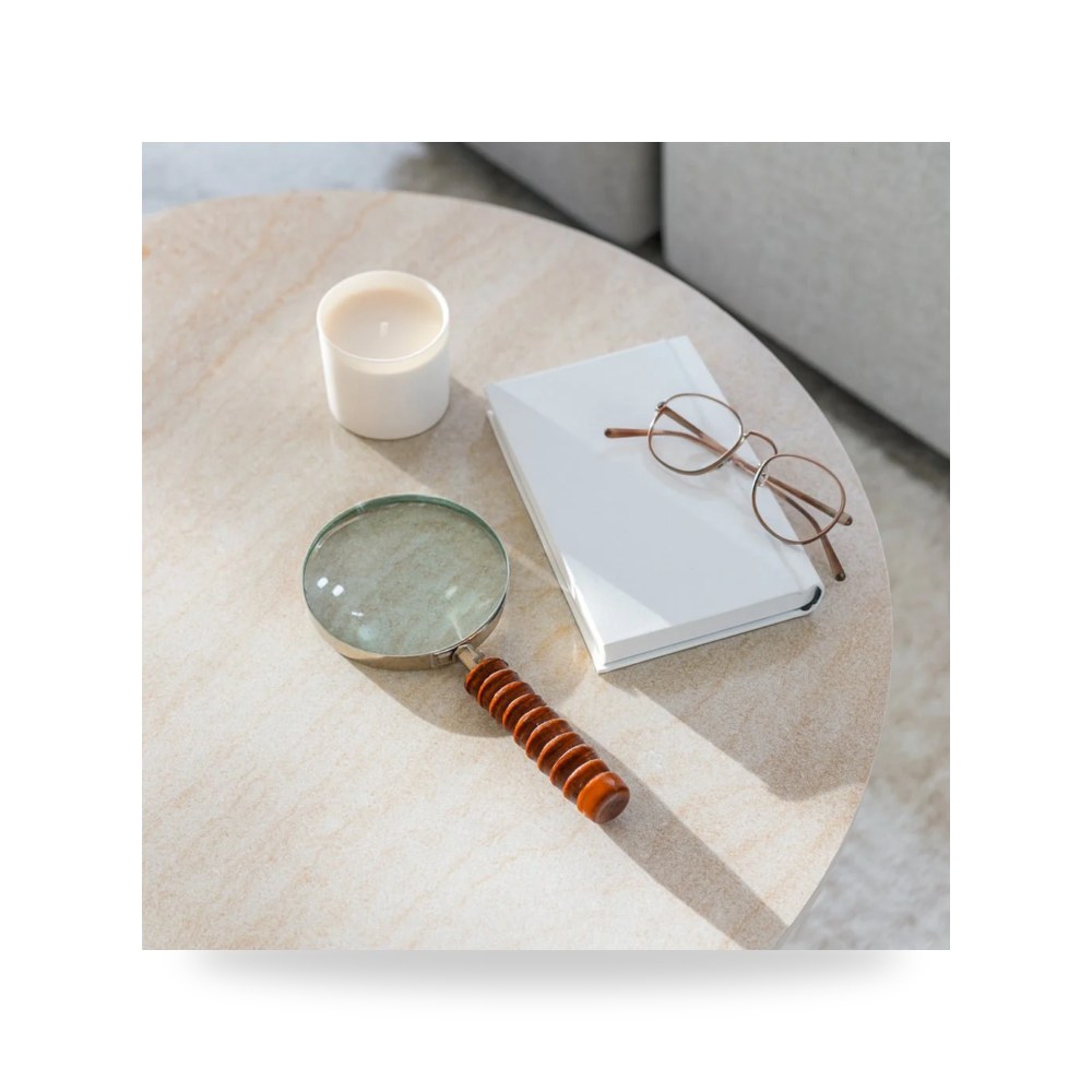 زجاج بني Handle 9×4 من ساج بروك هوم Sagebrook Home