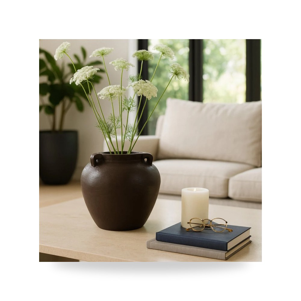 بني Ecomix Vase, 14×12 سيجبروك هوم Sagebrook Home
