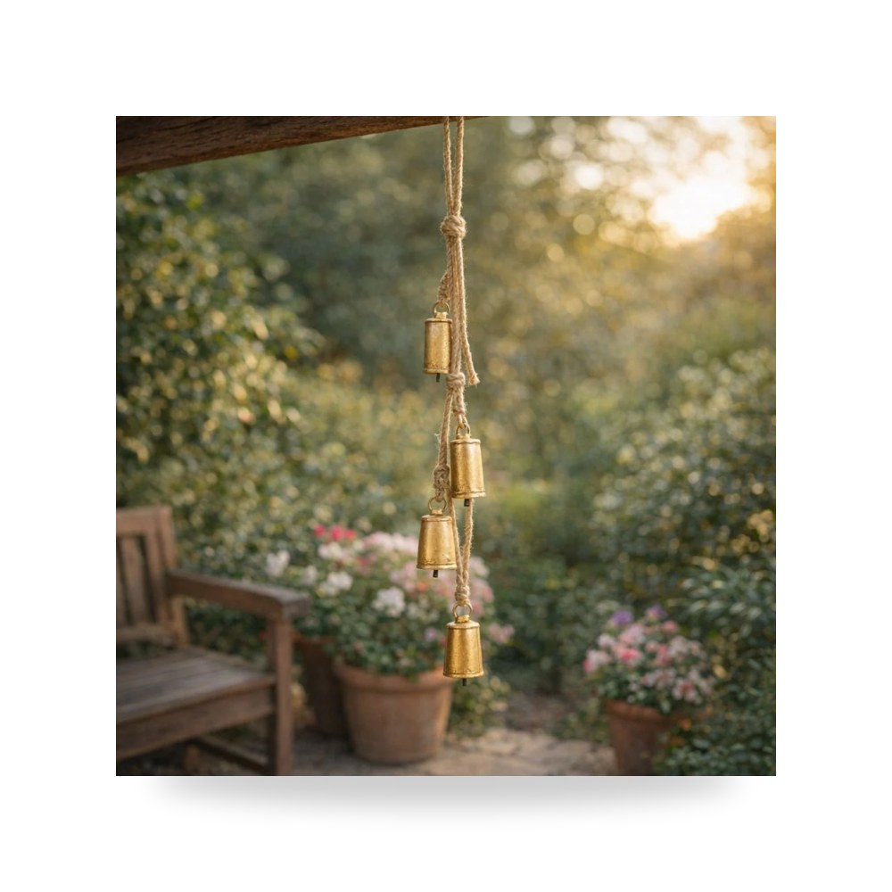 حوض زرع ونباتات ديكوري فاخر - مركن حوض زرع ذهبي Sagebrook Home موديل 23146 - مقاس 66.04 cm